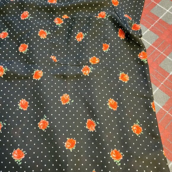 Polka Dot Floral Top - Picture 3 of 3